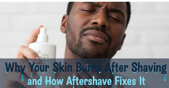 why your skin burns after shaving