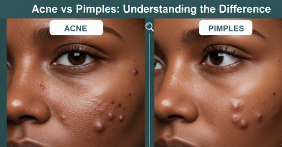 acne vs pimples