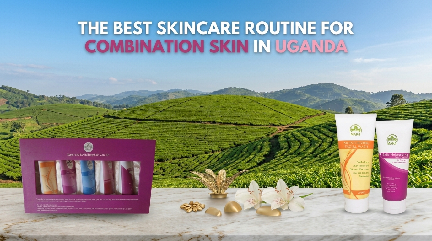 Best skinccare routine for combination skin in Uganda