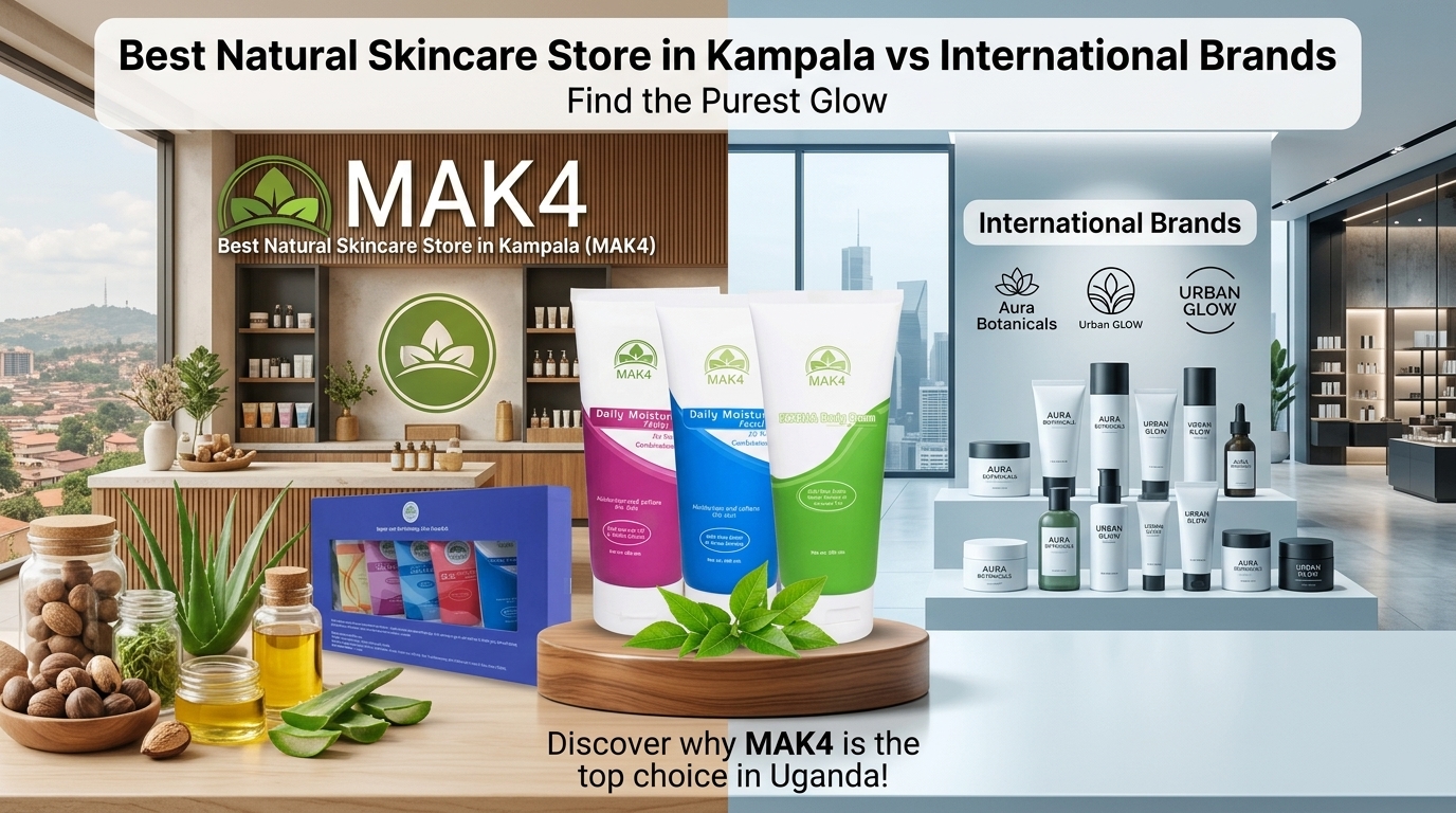 Best Natural Skincare Store in Kampala vs International Brands